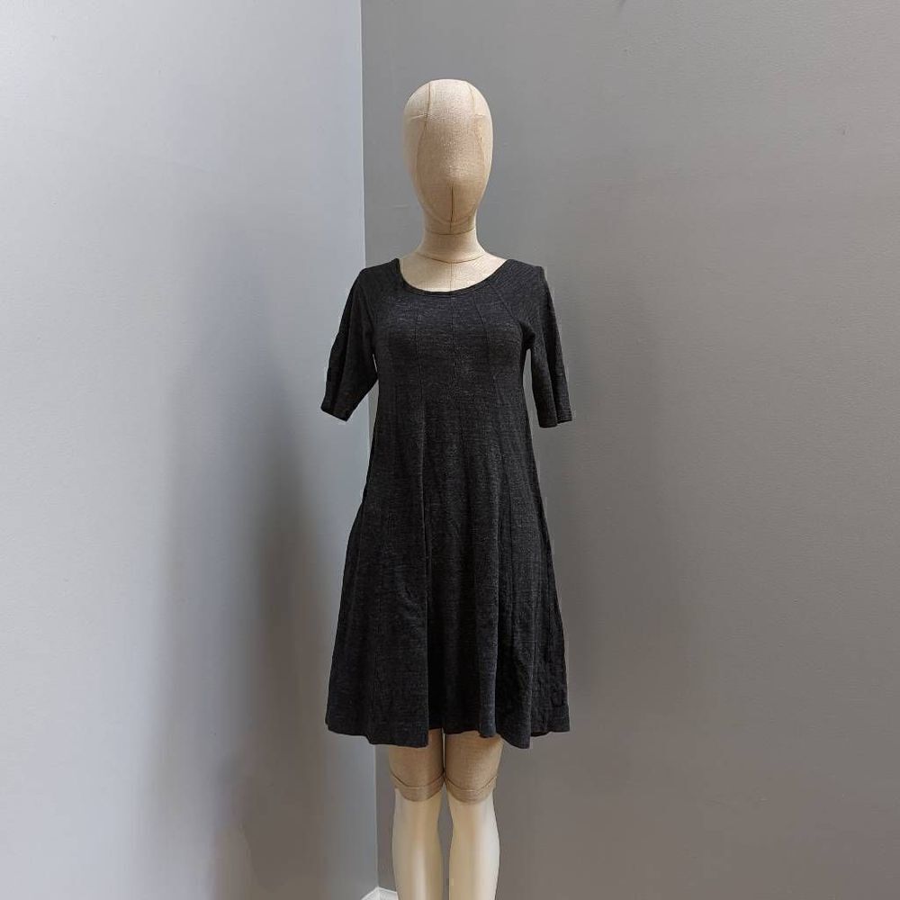 Ganni Gray Shirt Dress